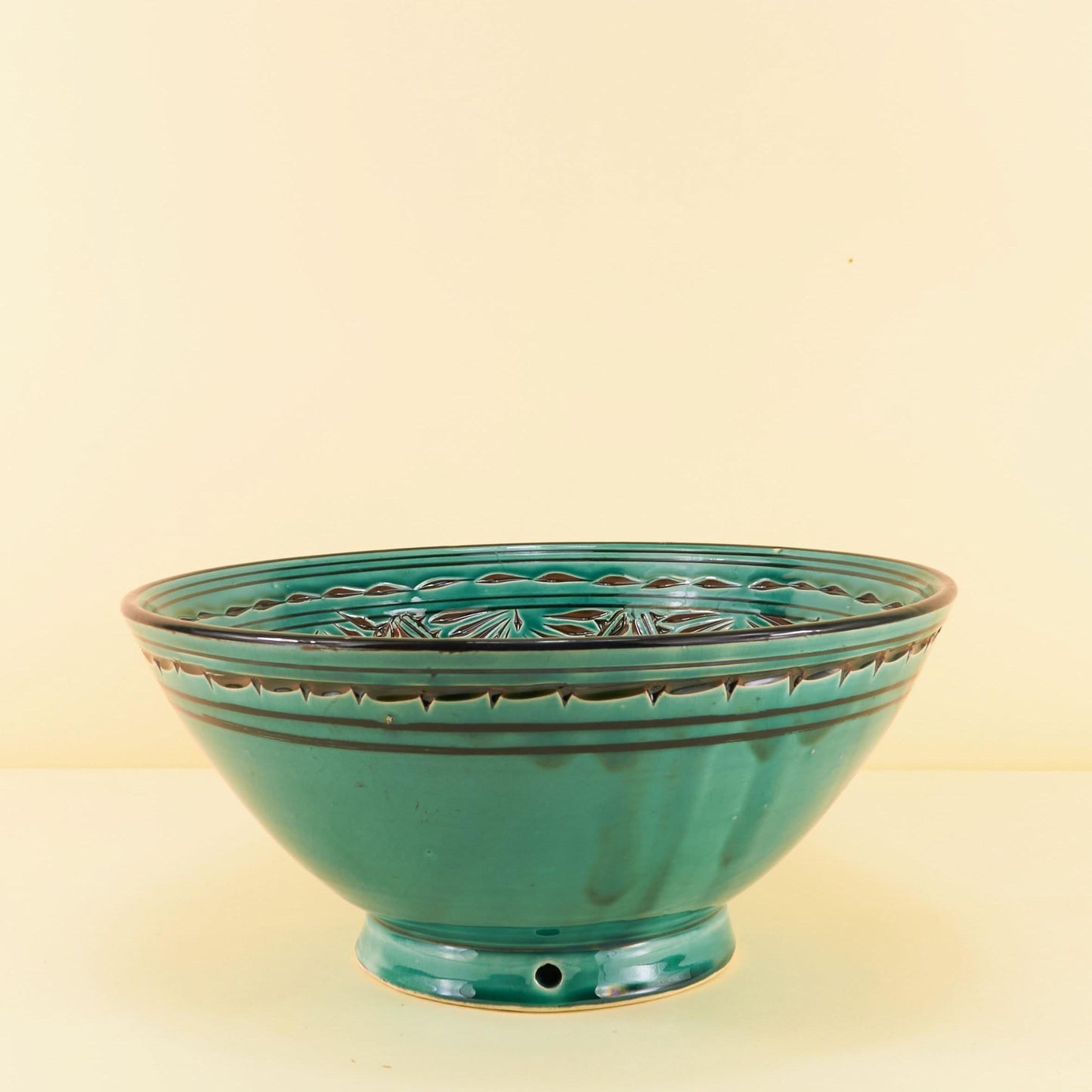 Aardwerk Schaal Gegraveerd L – Emerald Leaf