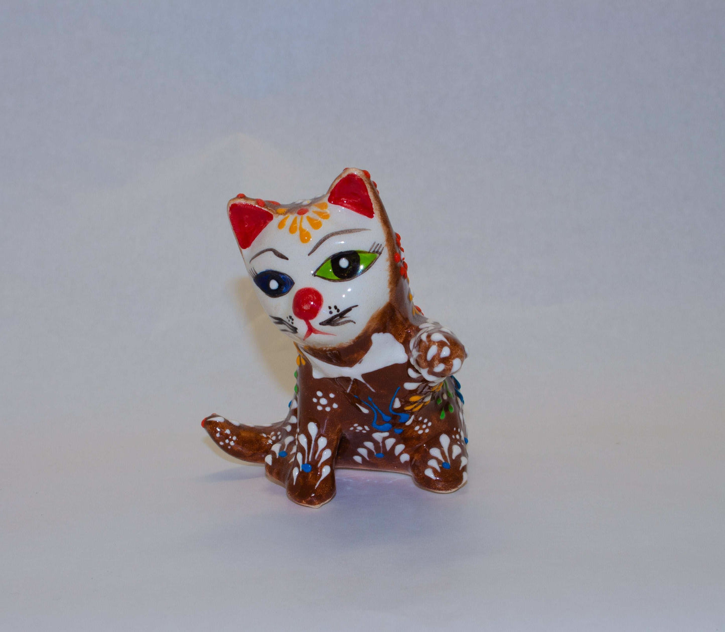 Handbeschilderde Keramieken Kat