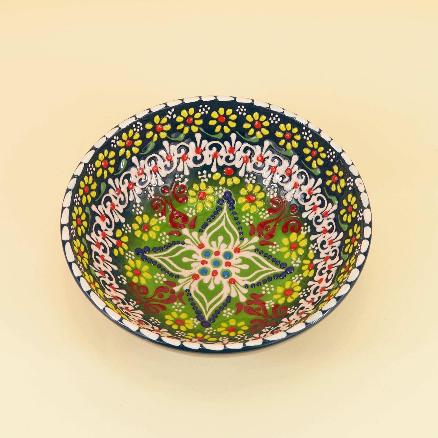 Keramiek Schaal M – Emerald Garden