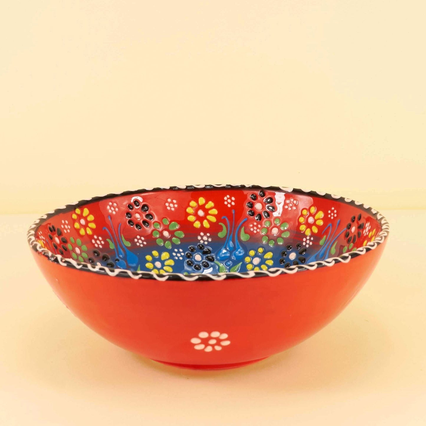 Keramiek Schaal M – Red Blossom