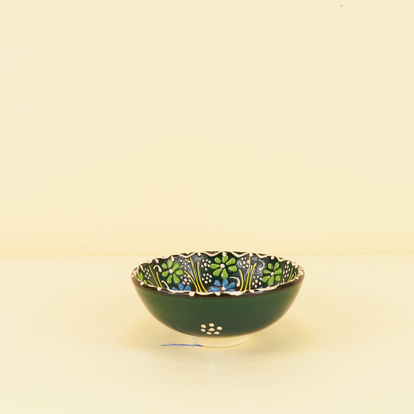 Keramiek Schaaltje XS – Emerald Bloom