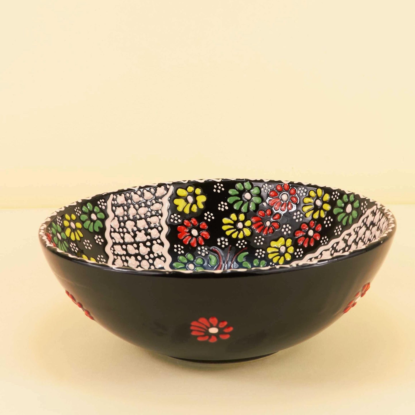 Keramieken Schaal M – Midnight Bloom
