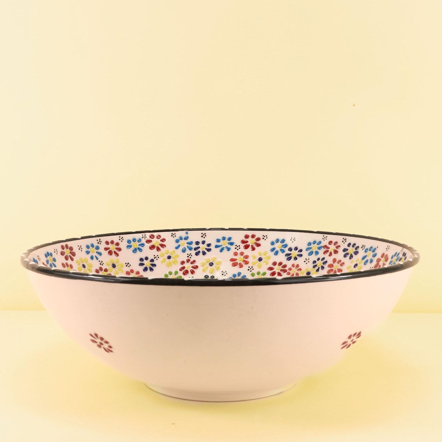 Keramieken Schaal XL – Rainbow Bloom