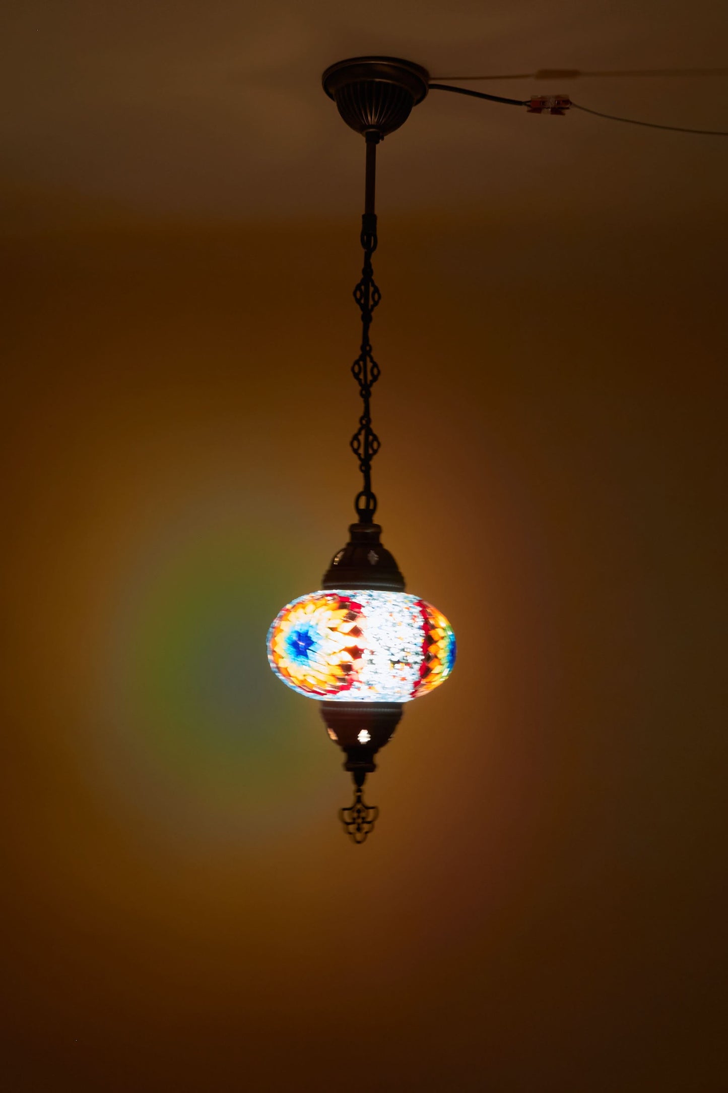 Mozaïek Hanglamp M – Rainbow Bloom