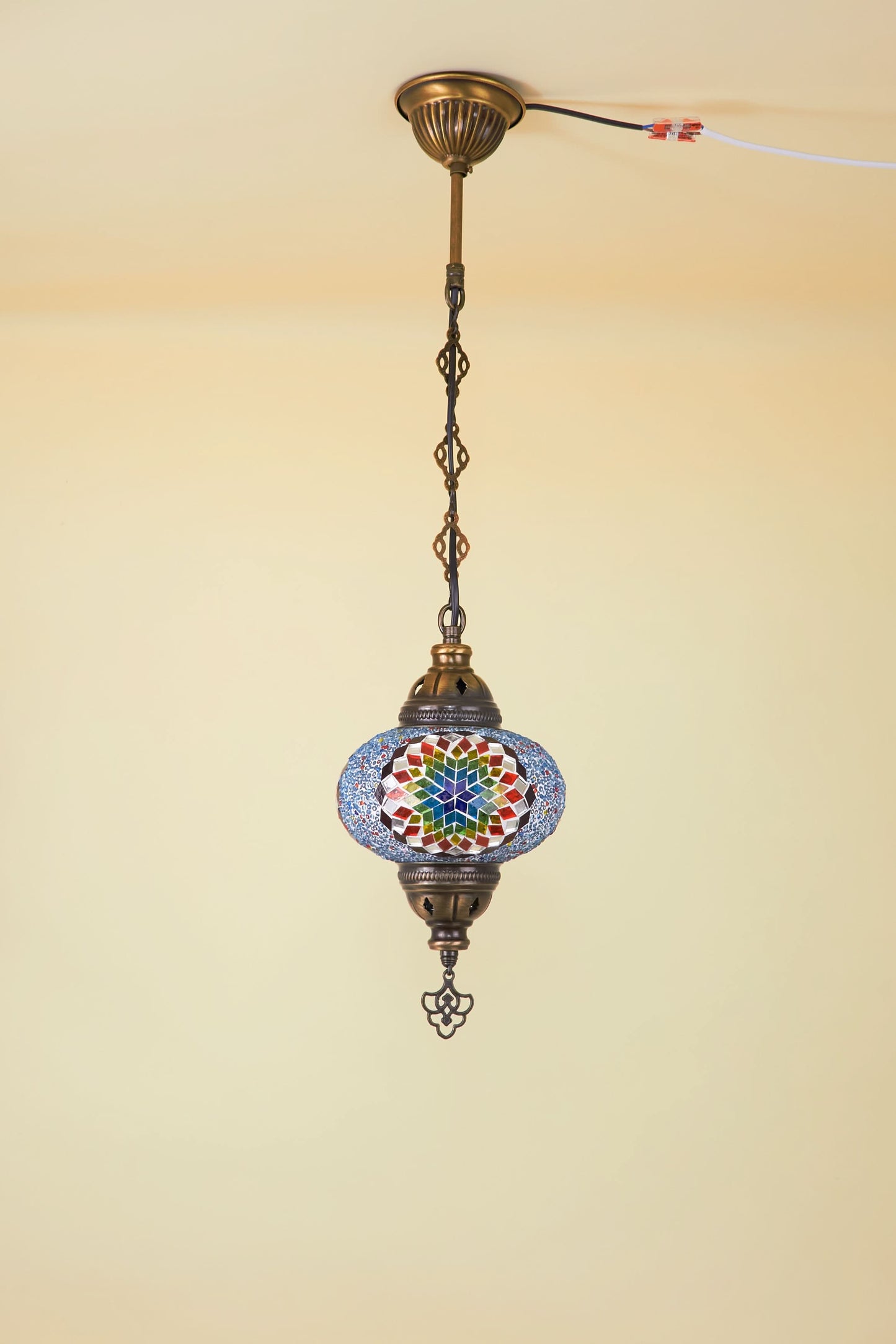 Mozaïek Hanglamp M – Rainbow Bloom