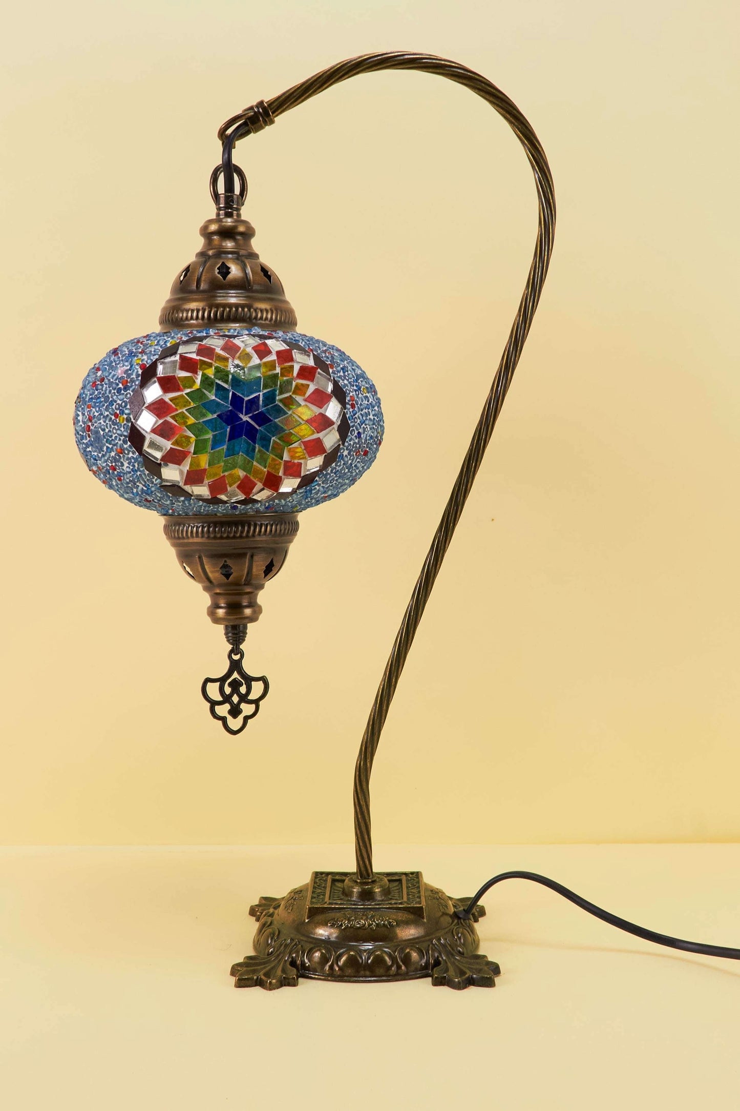 Mozaïek Kamelennek Tafellamp M – Blue Prism