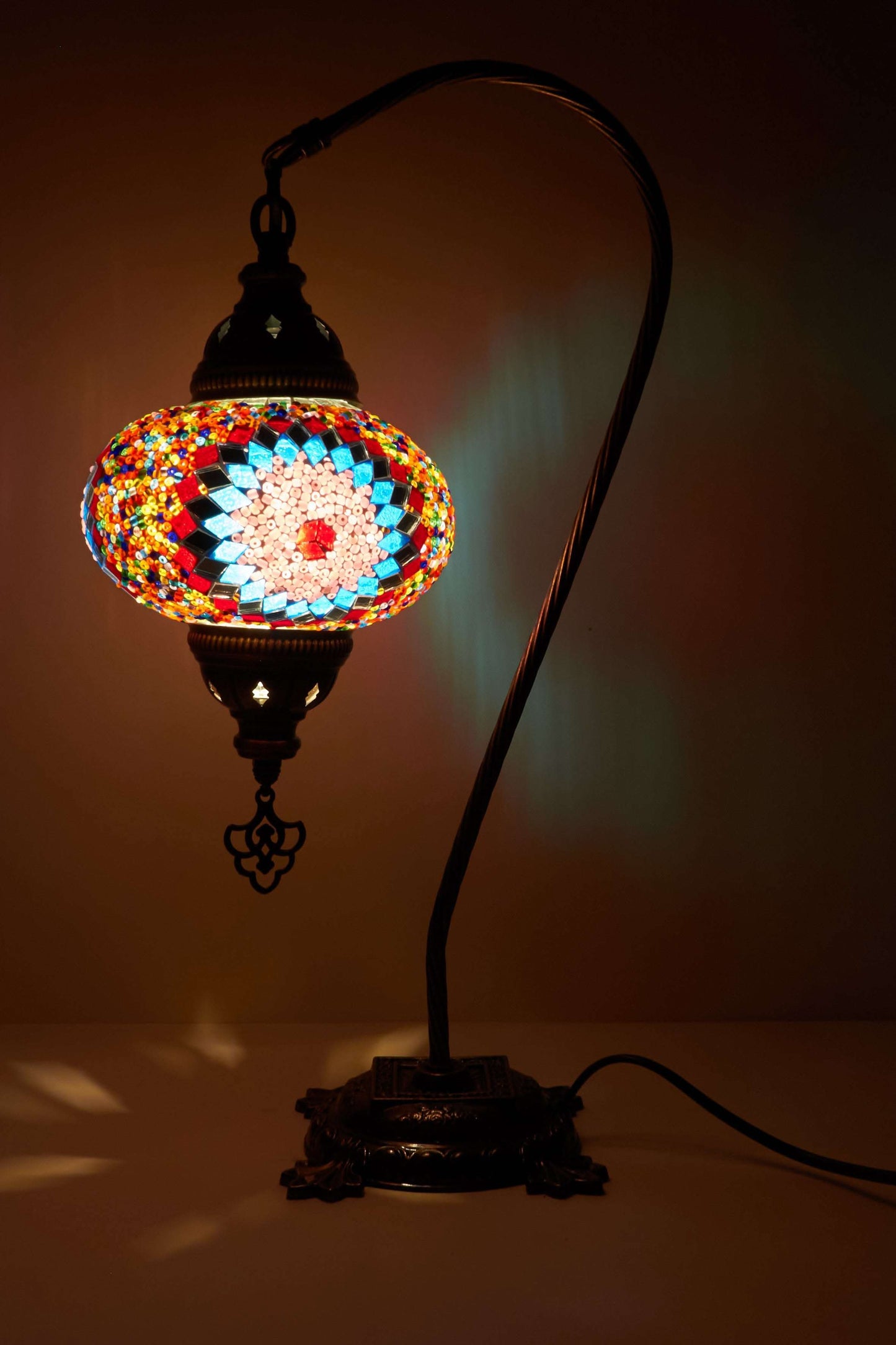 Mozaïek Kamelennek Tafellamp M – Rose Star