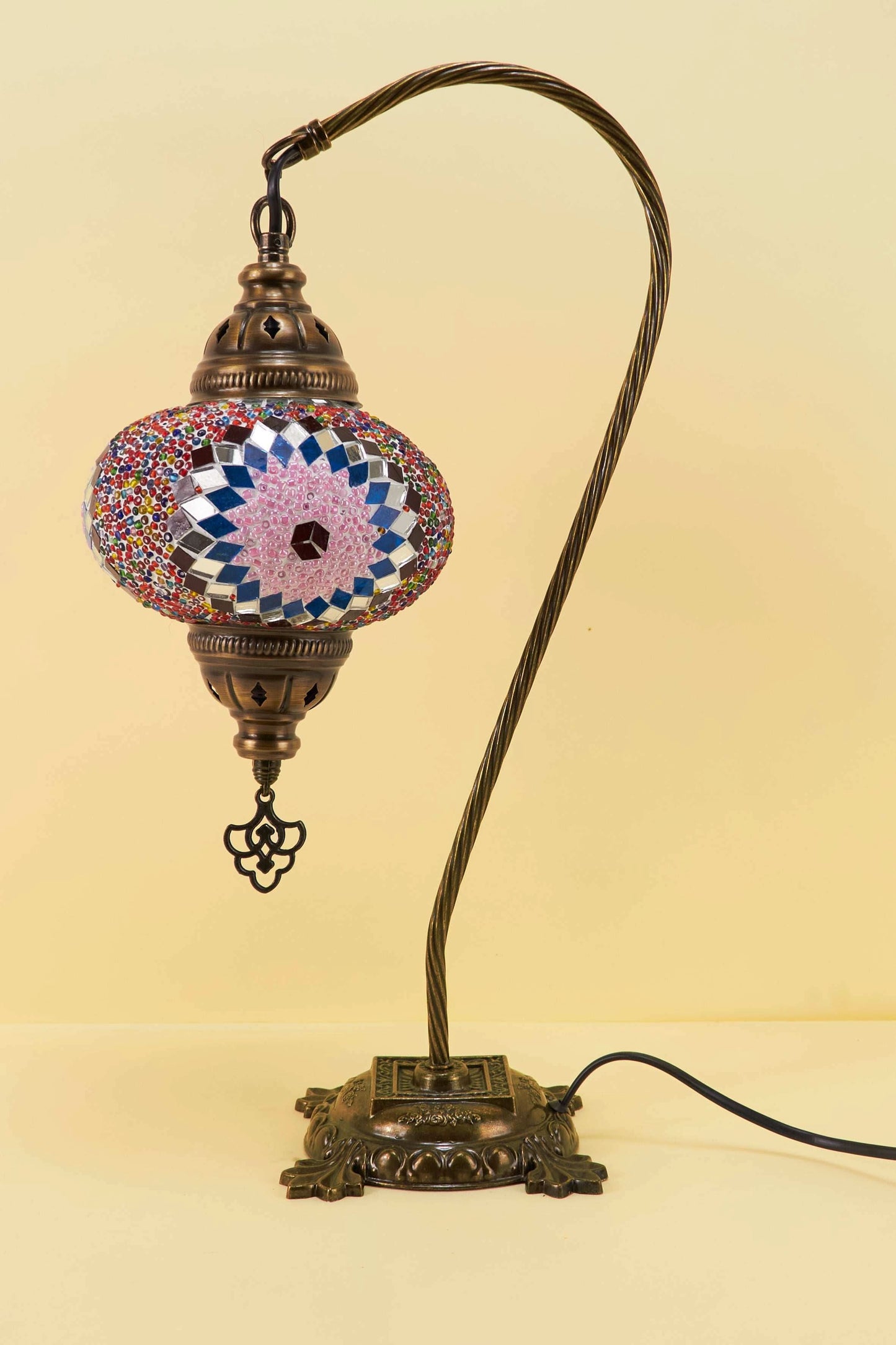 Mozaïek Kamelennek Tafellamp M – Rose Star