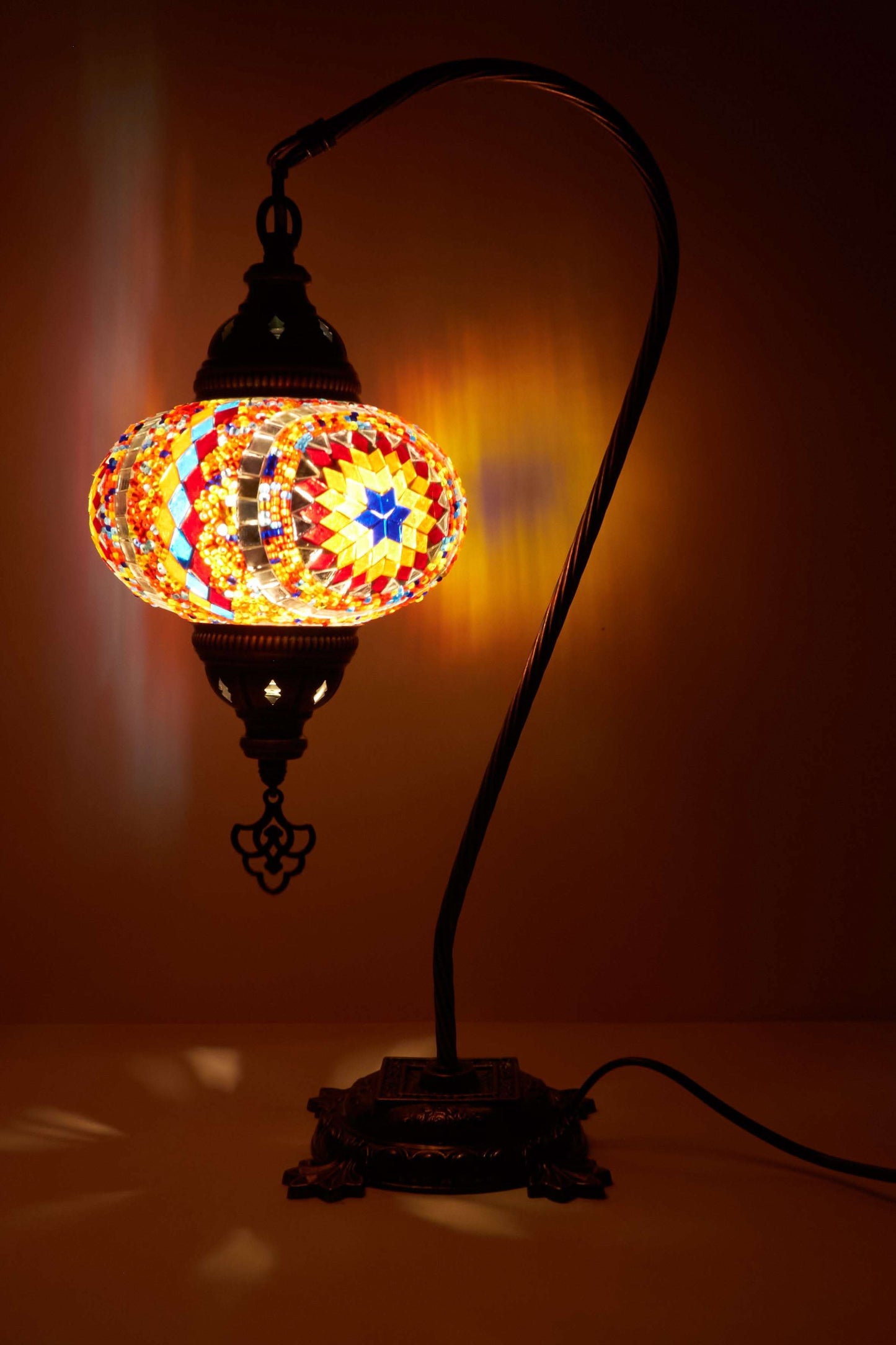 Mozaïek Kamelennek Tafellamp M – Ruby Star