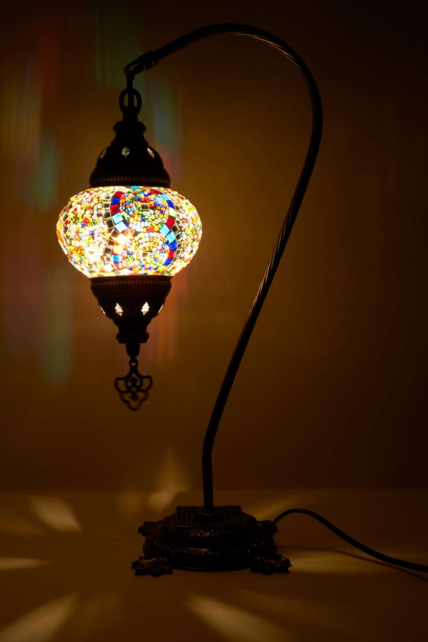 Mozaïek Kamelennek Tafellamp S – Kaleido Glow