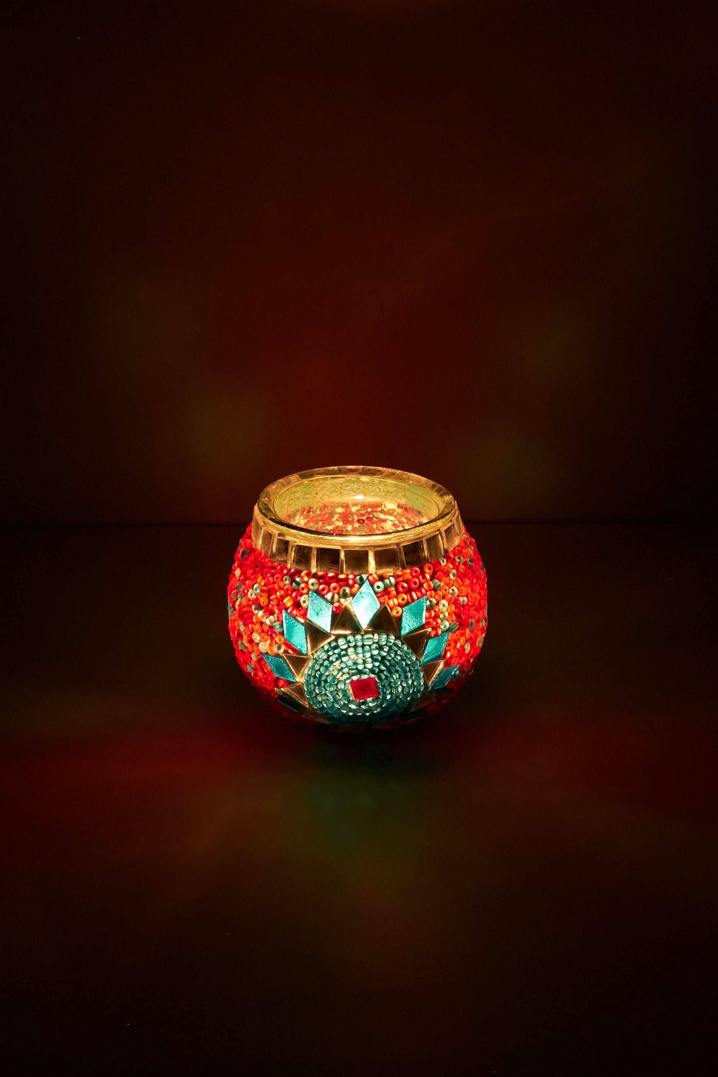 Mozaïek Kandelaar M – Red Eye