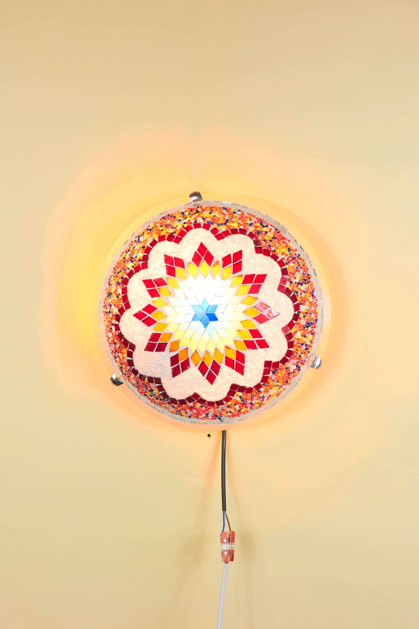 Mozaïek Plafonnière M – Rainbow Lotus