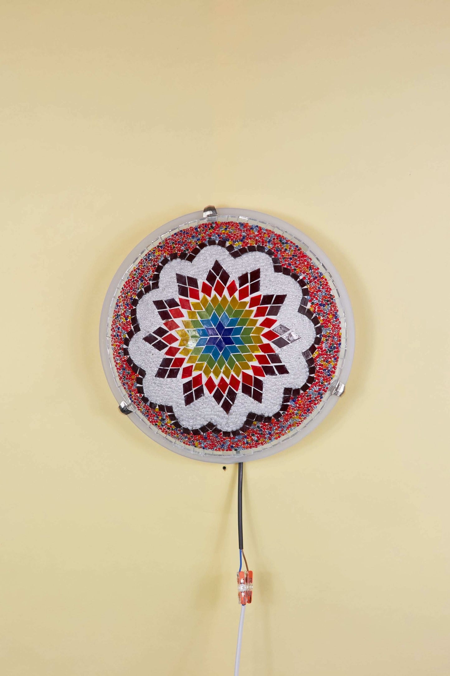 Mozaïek Plafonnière M – Rainbow Lotus