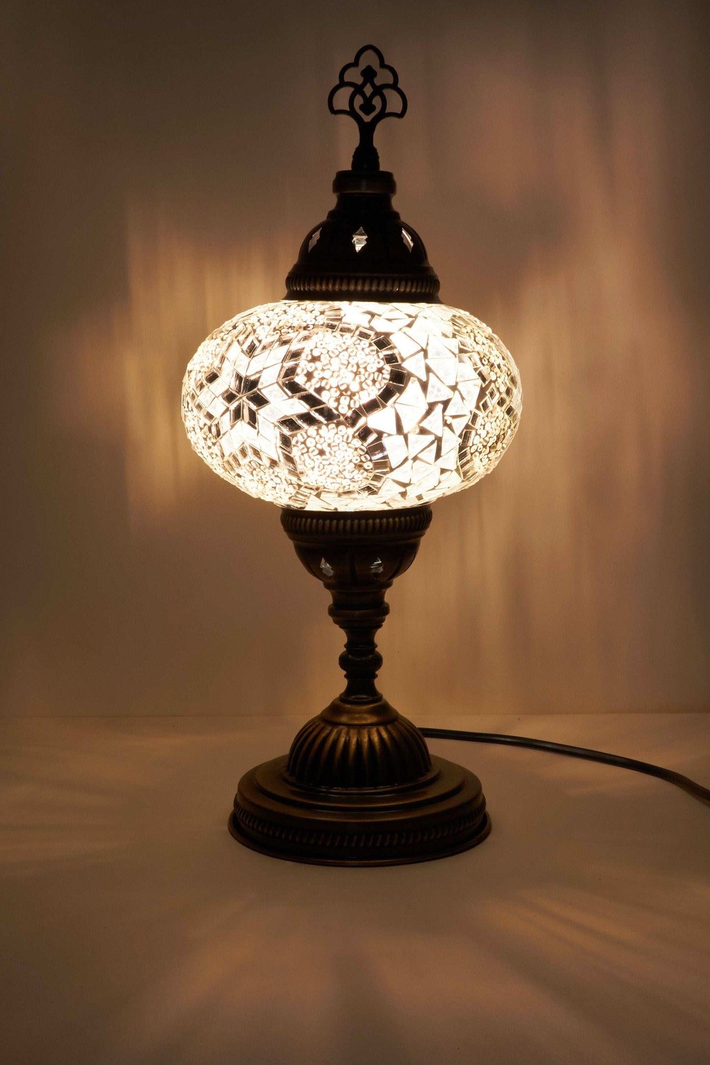 Mozaïek Tafellamp M – Iced Elegance