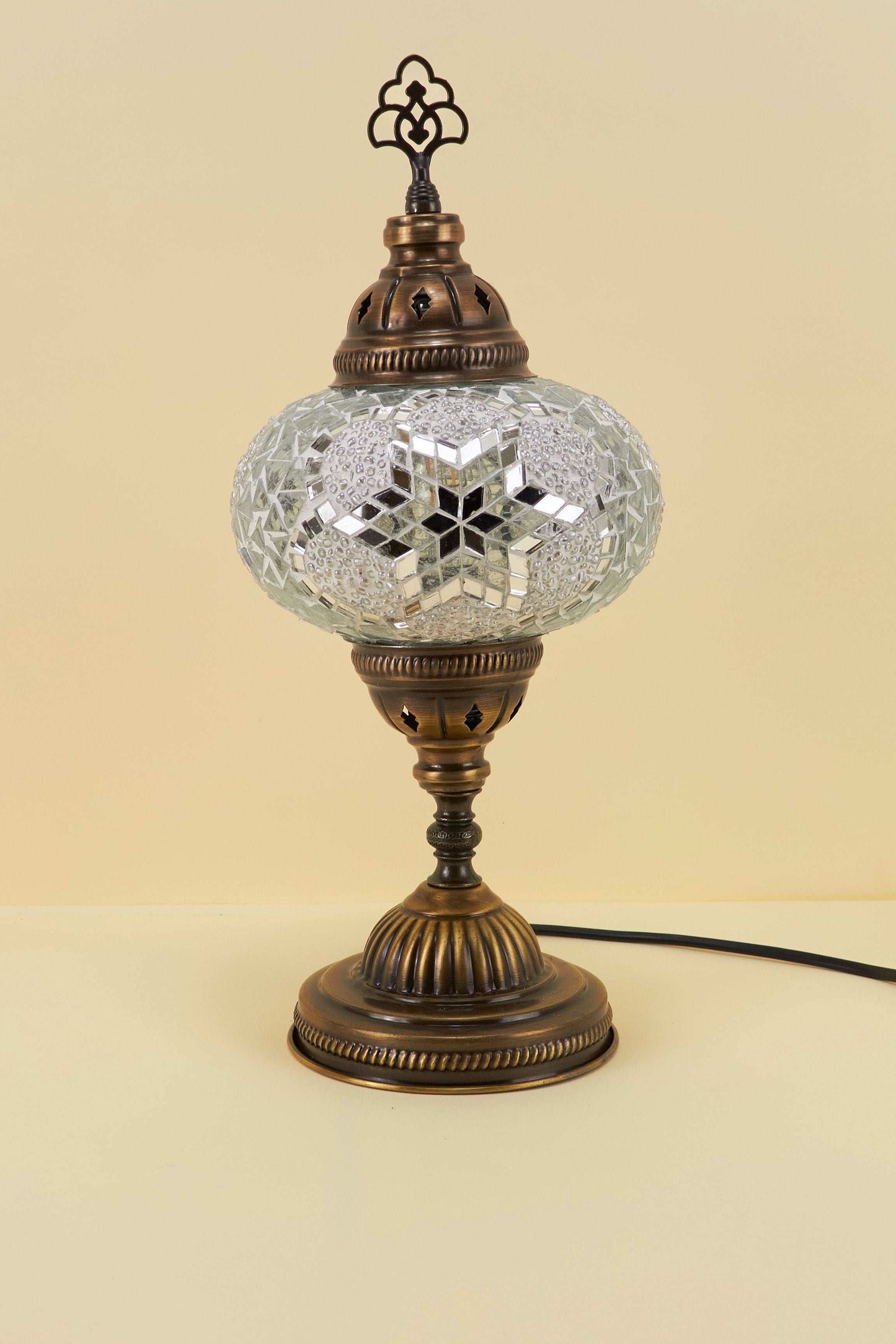 Mozaïek Tafellamp M – Iced Elegance