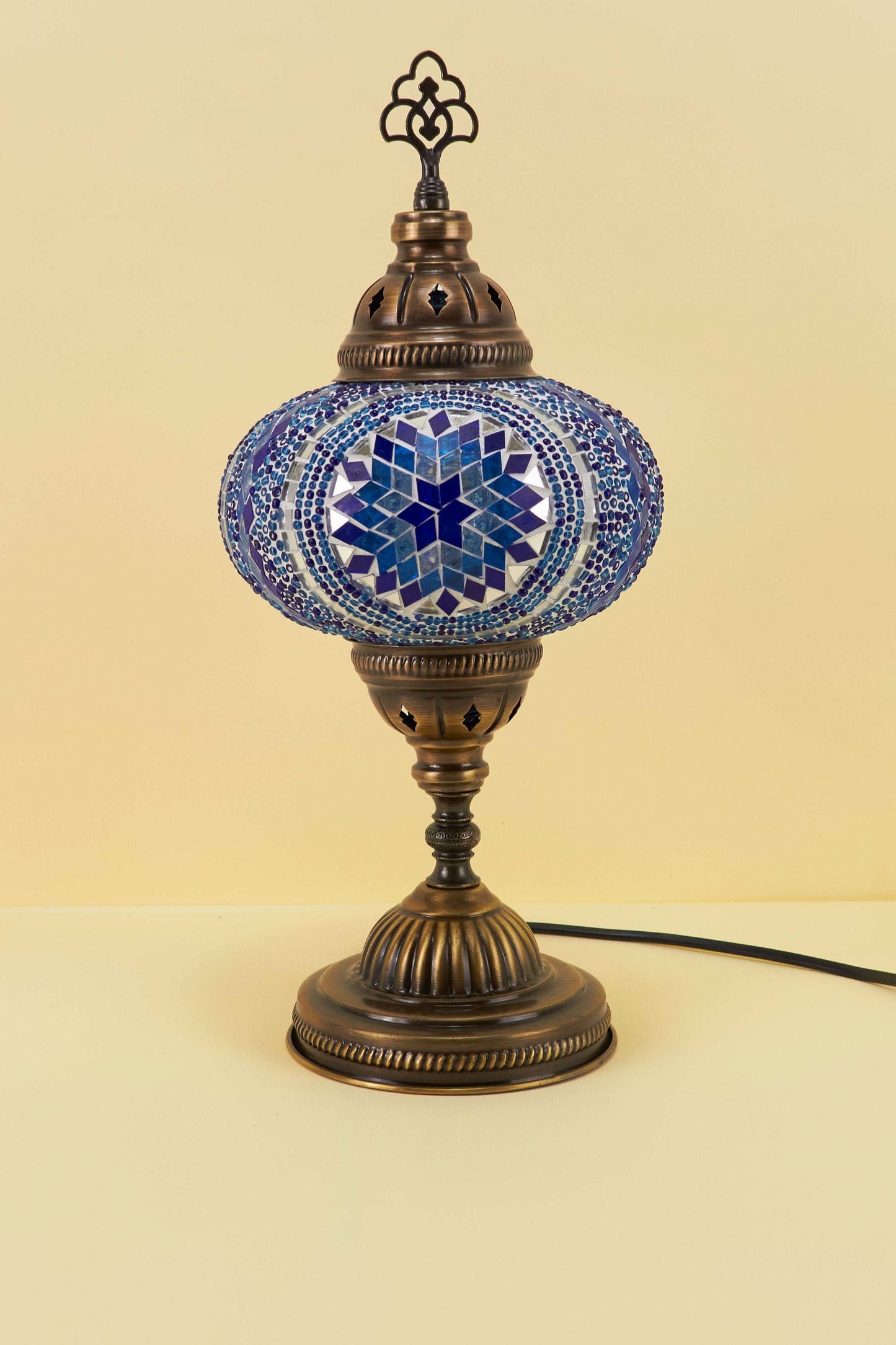 Mozaïek Tafellamp M – Sapphire Mirage
