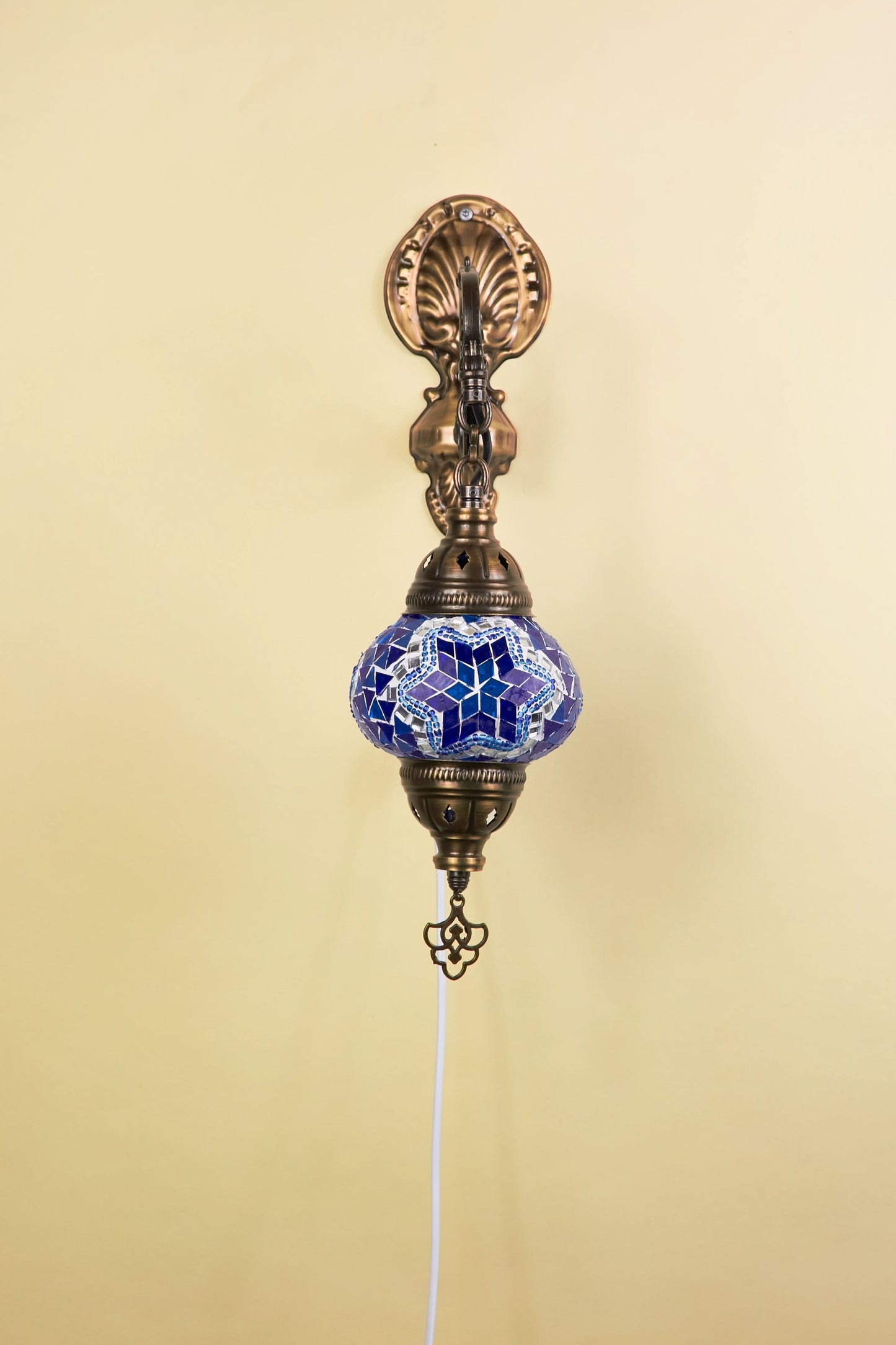 Mozaïek Wandlamp S – Blue Oasis
