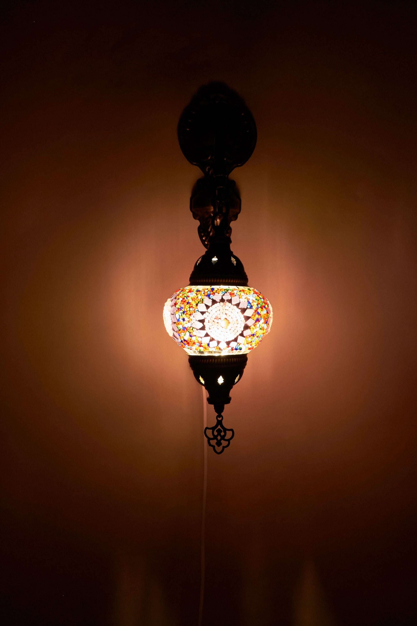 Mozaïek Wandlamp S – Rose Lotus