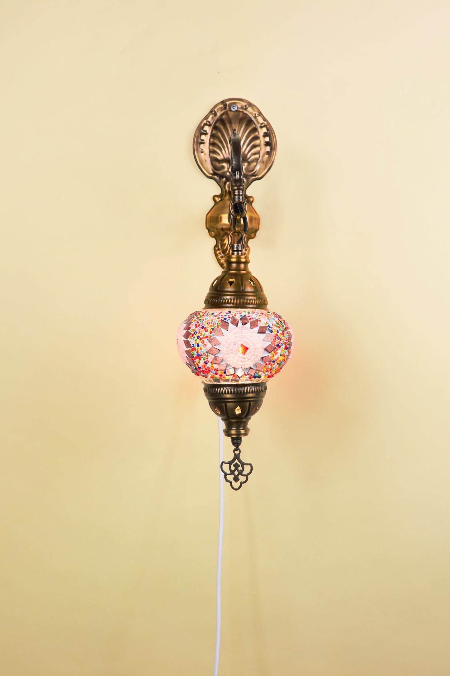 Mozaïek Wandlamp S – Rose Lotus