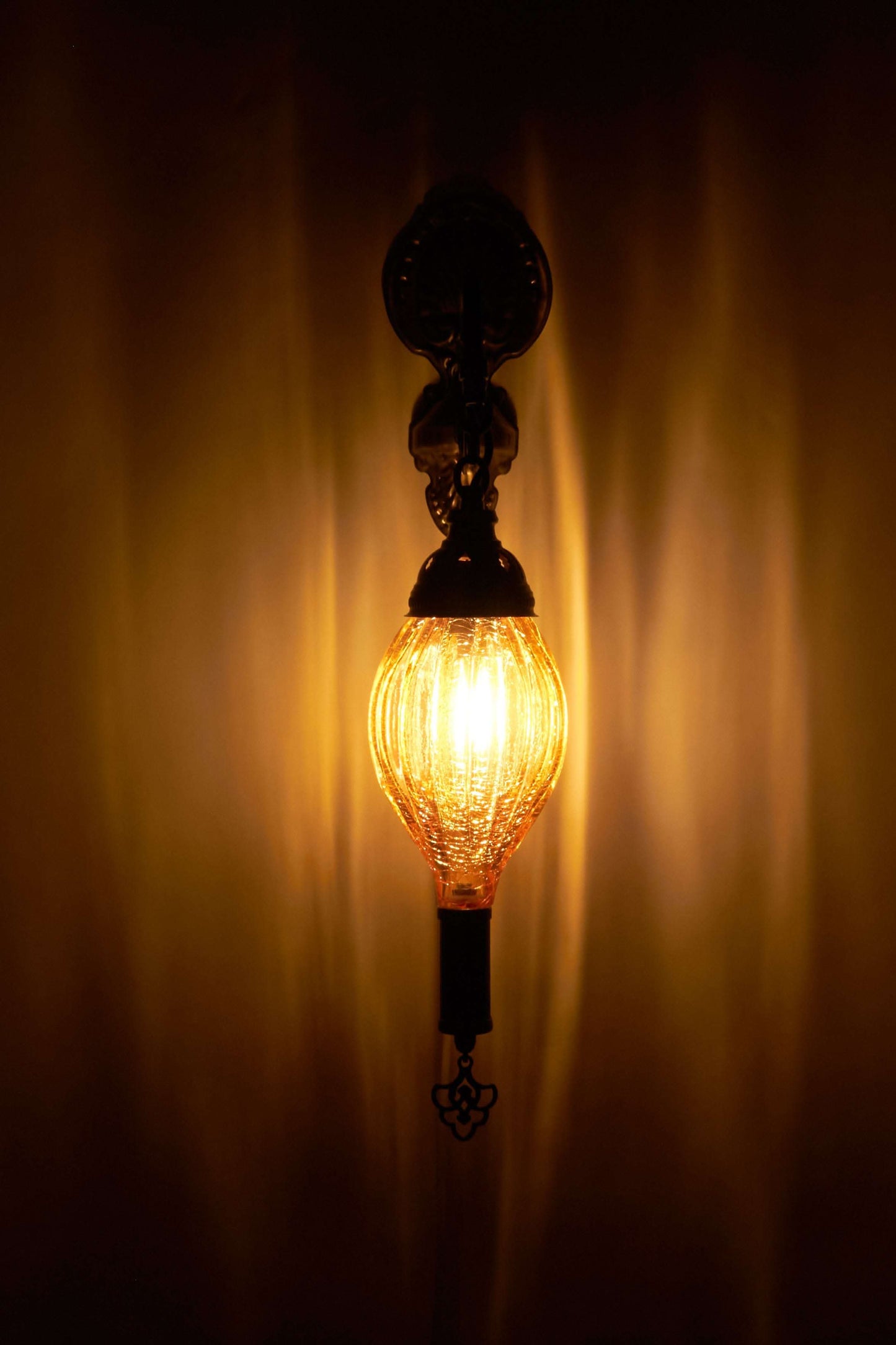 Wandlamp Mondgeblazen – Aarde & Warmte