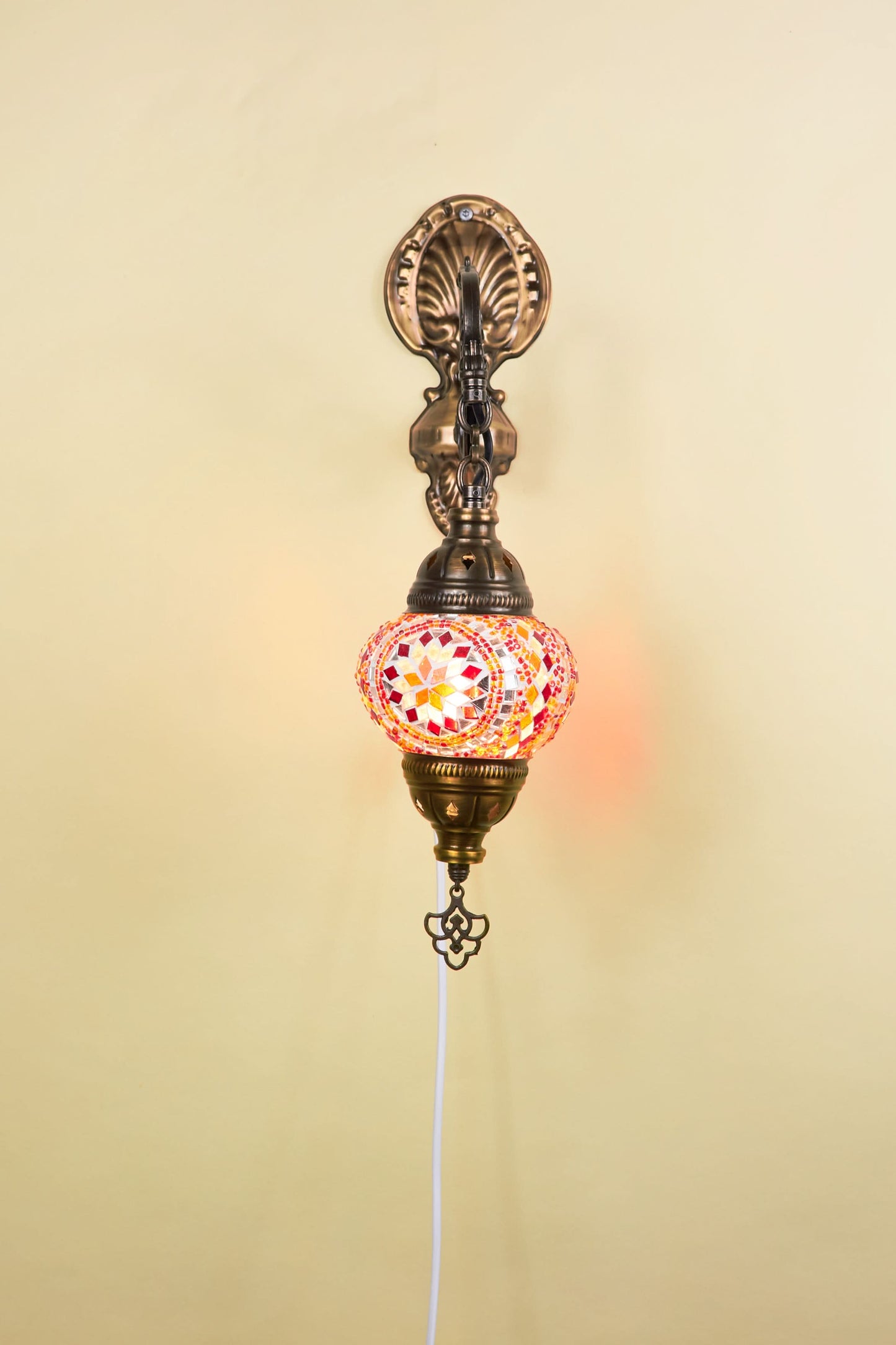 Wandlamp Mozaïek S – Crimson Star