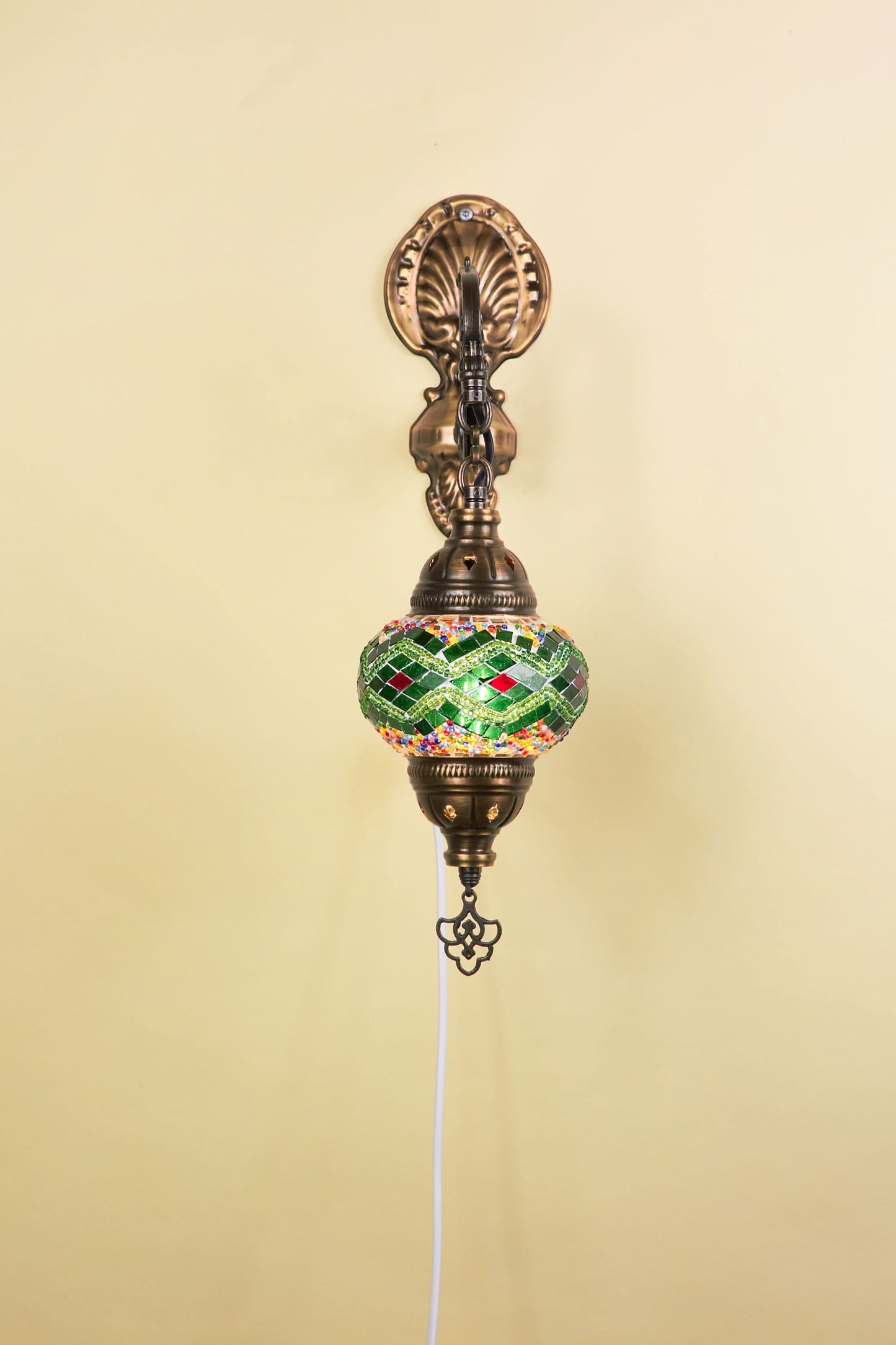 Wandlamp Mozaïek S – Emerald Weave