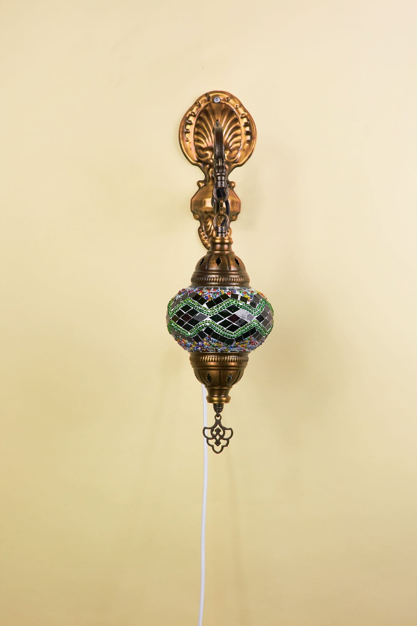 Wandlamp Mozaïek S – Emerald Weave
