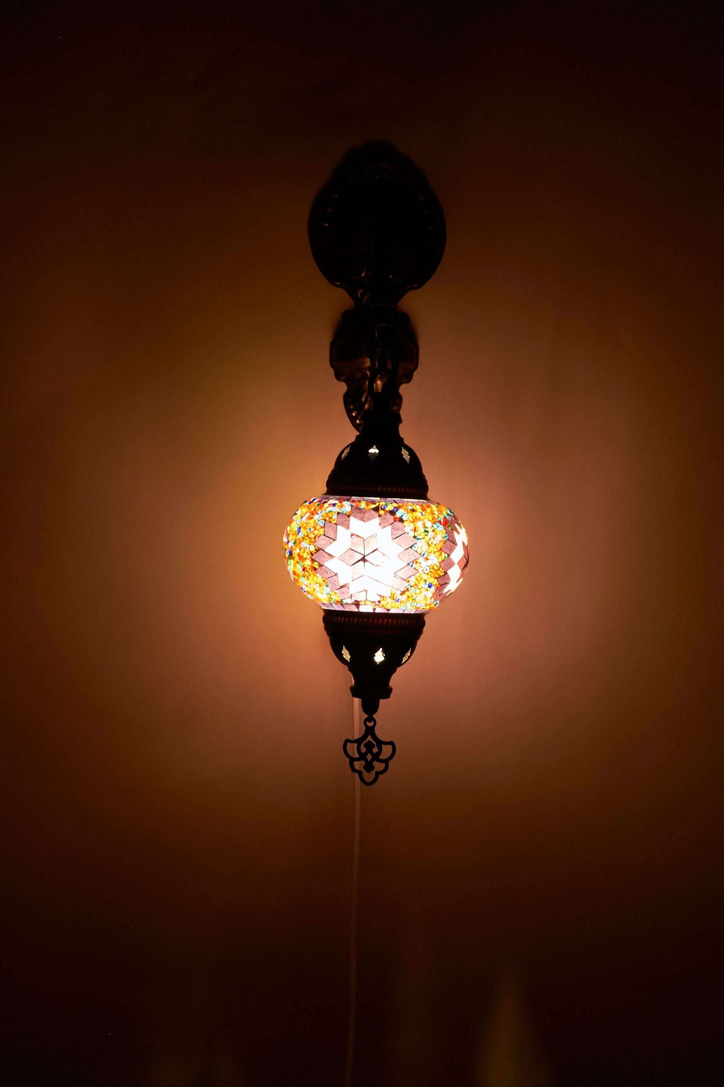 Wandlamp Mozaïek S – Pink Star