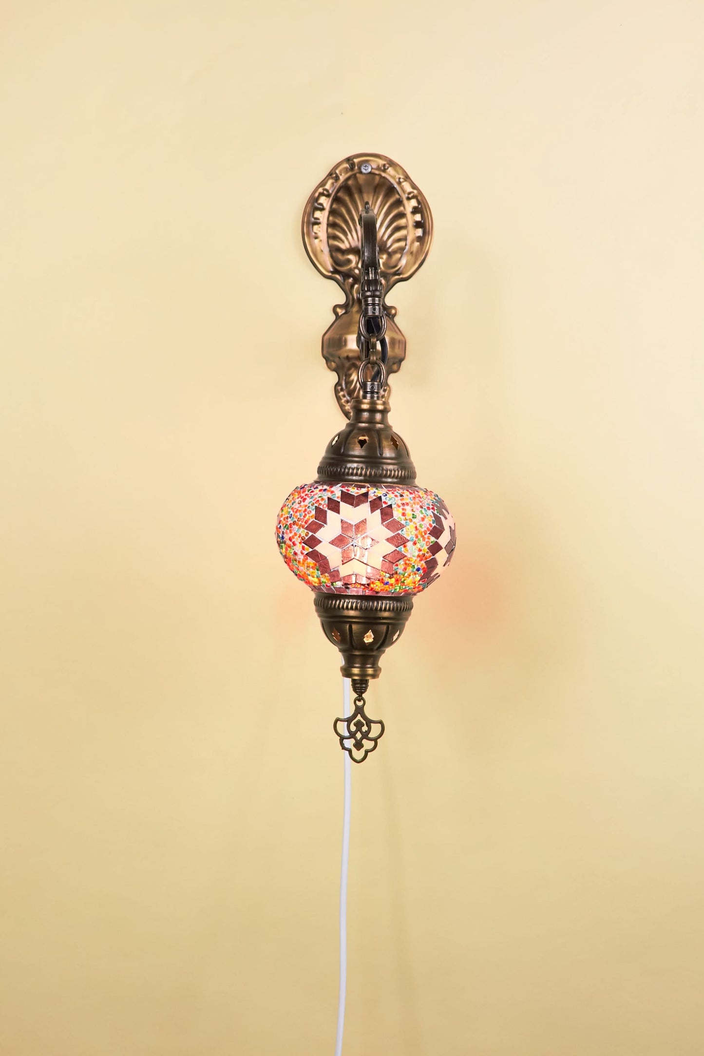 Wandlamp Mozaïek S – Pink Star