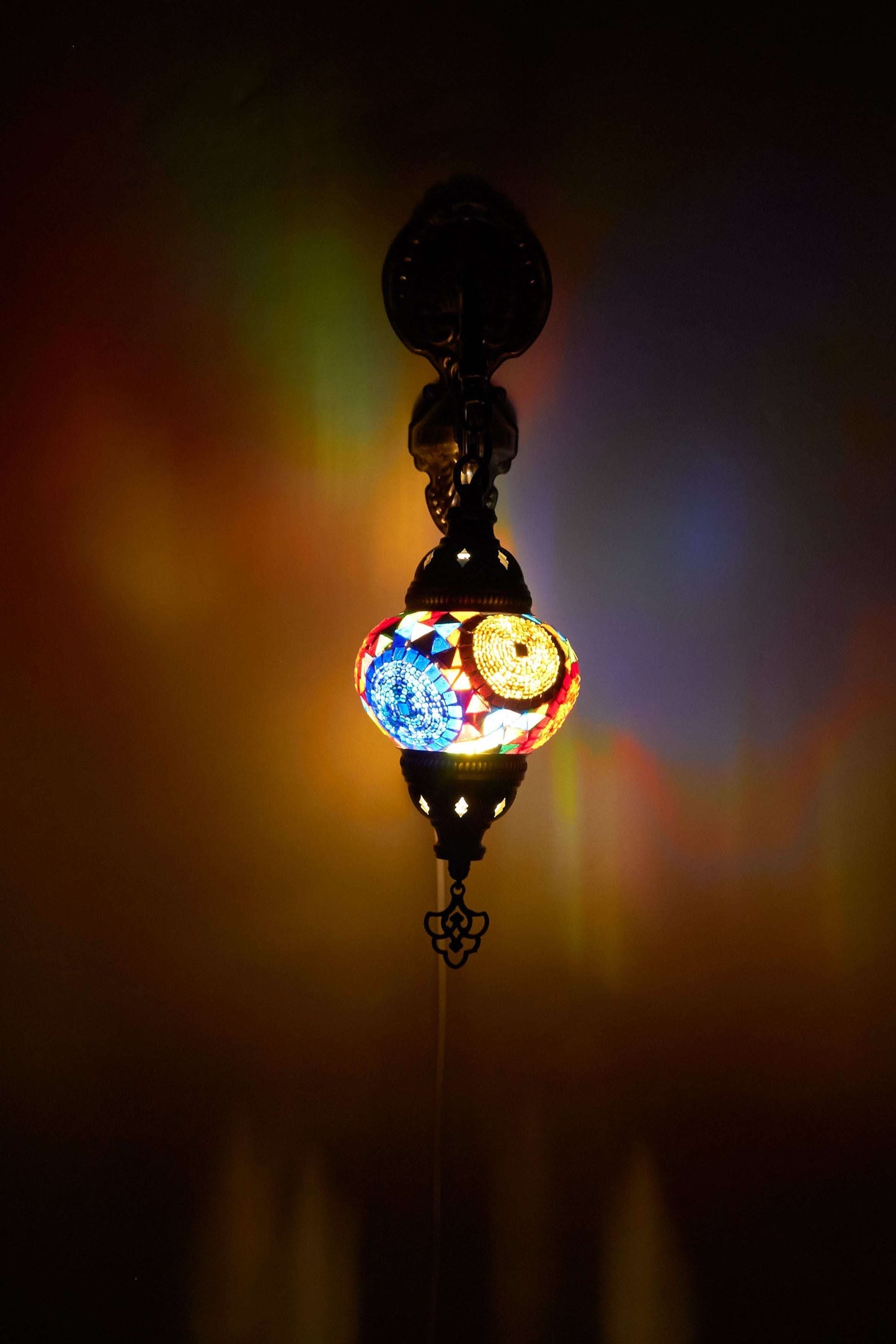 Wandlamp Mozaïek S – Rainbow Orbit