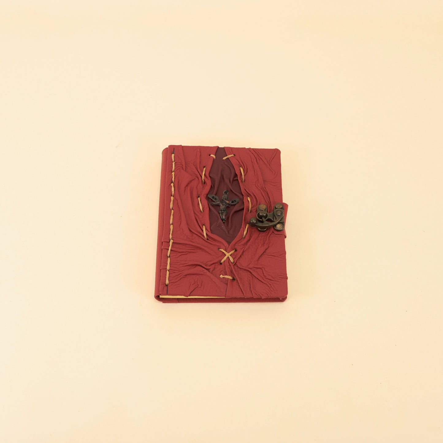 Leren Dagboek S – Mystieke Roos