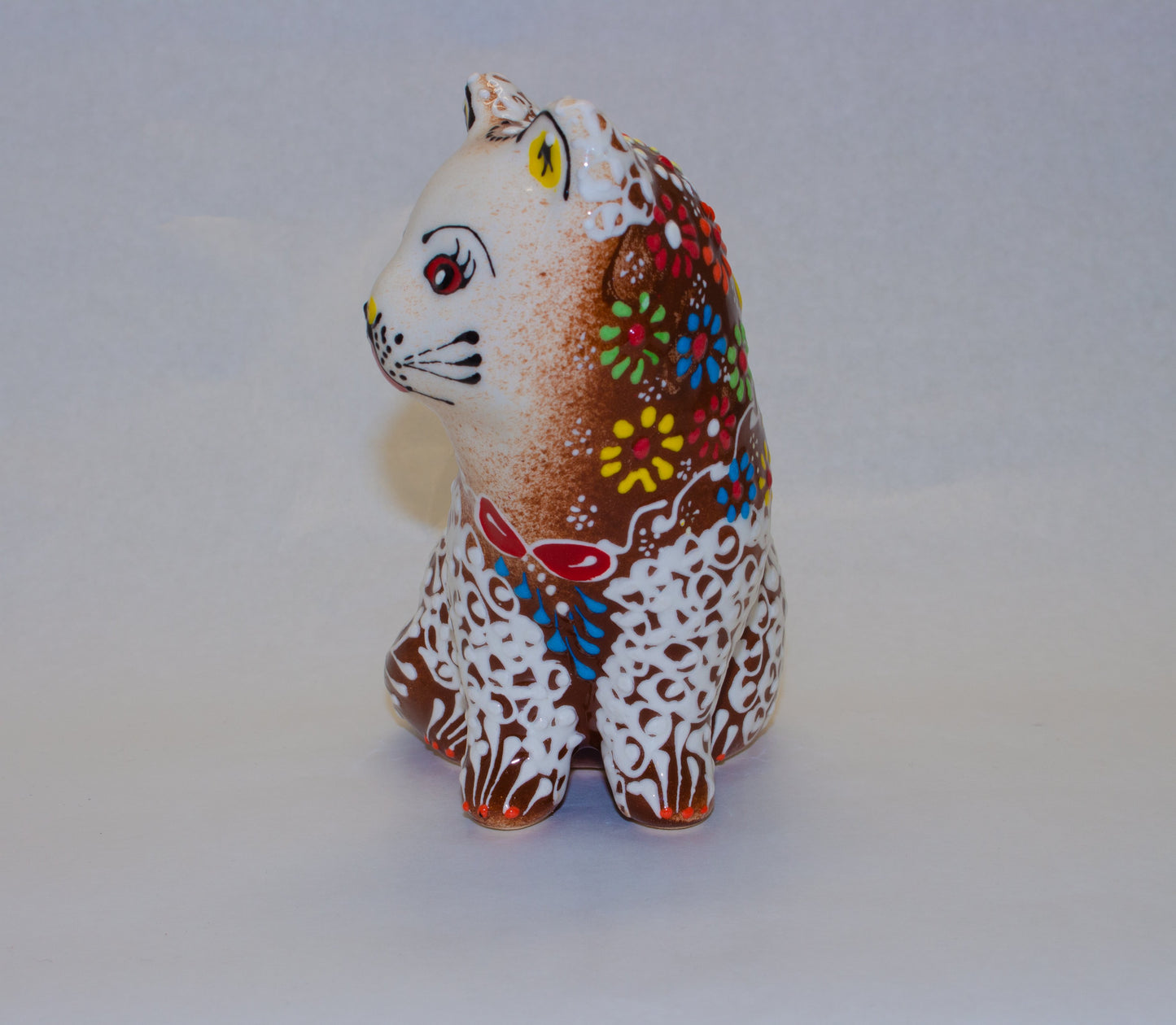 Handbeschilderde Keramieken Kat - JZ Handmade