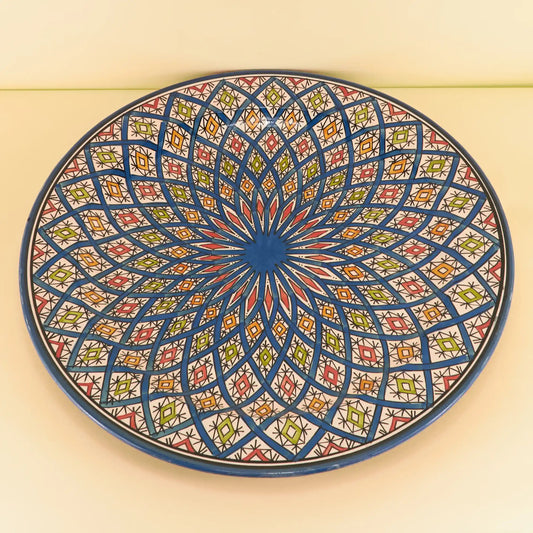 Aardewerk Bord XXL – Mozaïek Mysterie