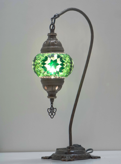 M | Groene Handgemaakte Mozaïek Kamelennek - JZ Handmade