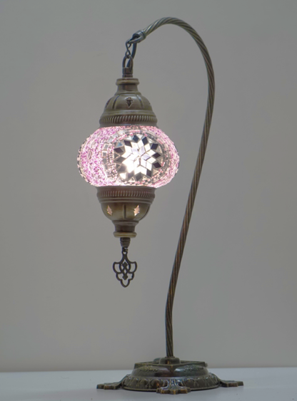 M | Roze Handgemaakte Mozaïek Kamelennek - JZ Handmade