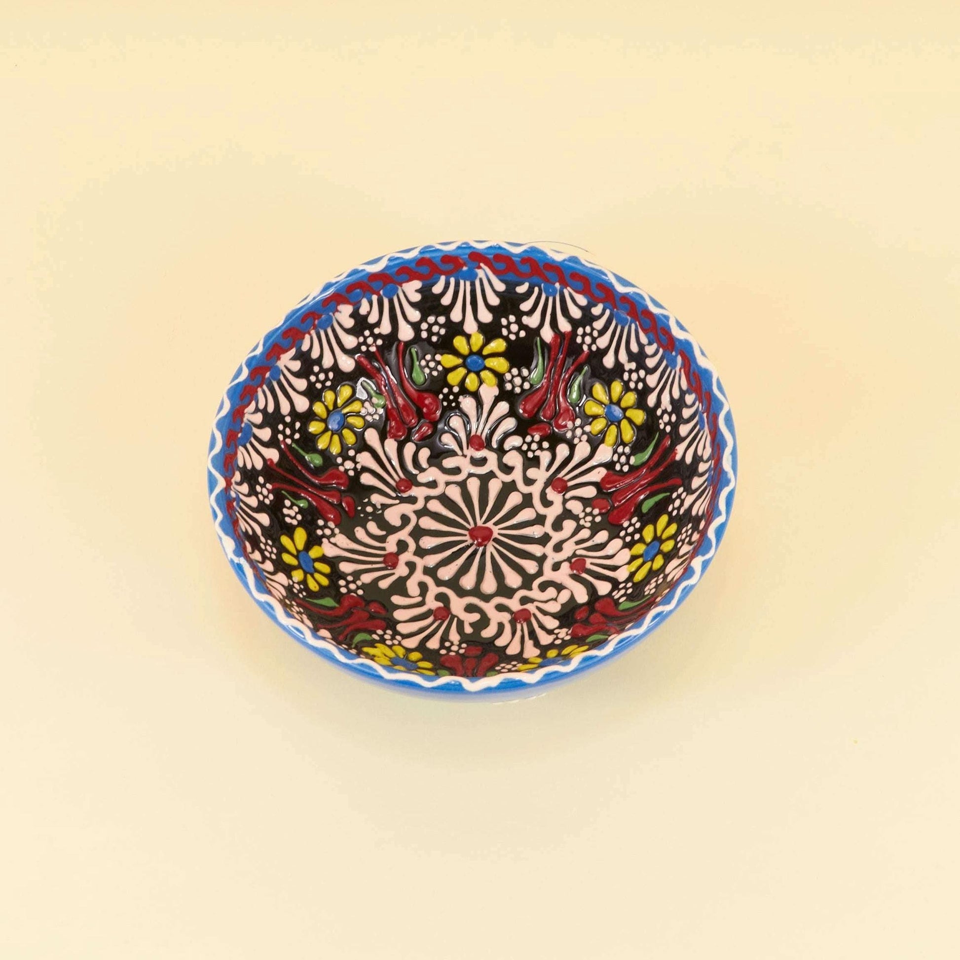 Keramieken Schaal S – Midnight Bloom