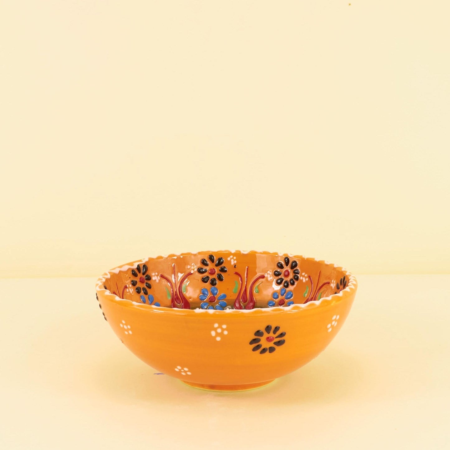Keramieken Schaal S – Saffron Bloom