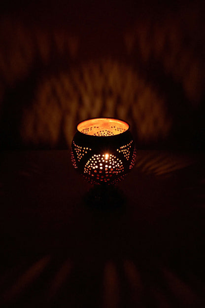 Metalen Kandelaar Koper – Copper Glow