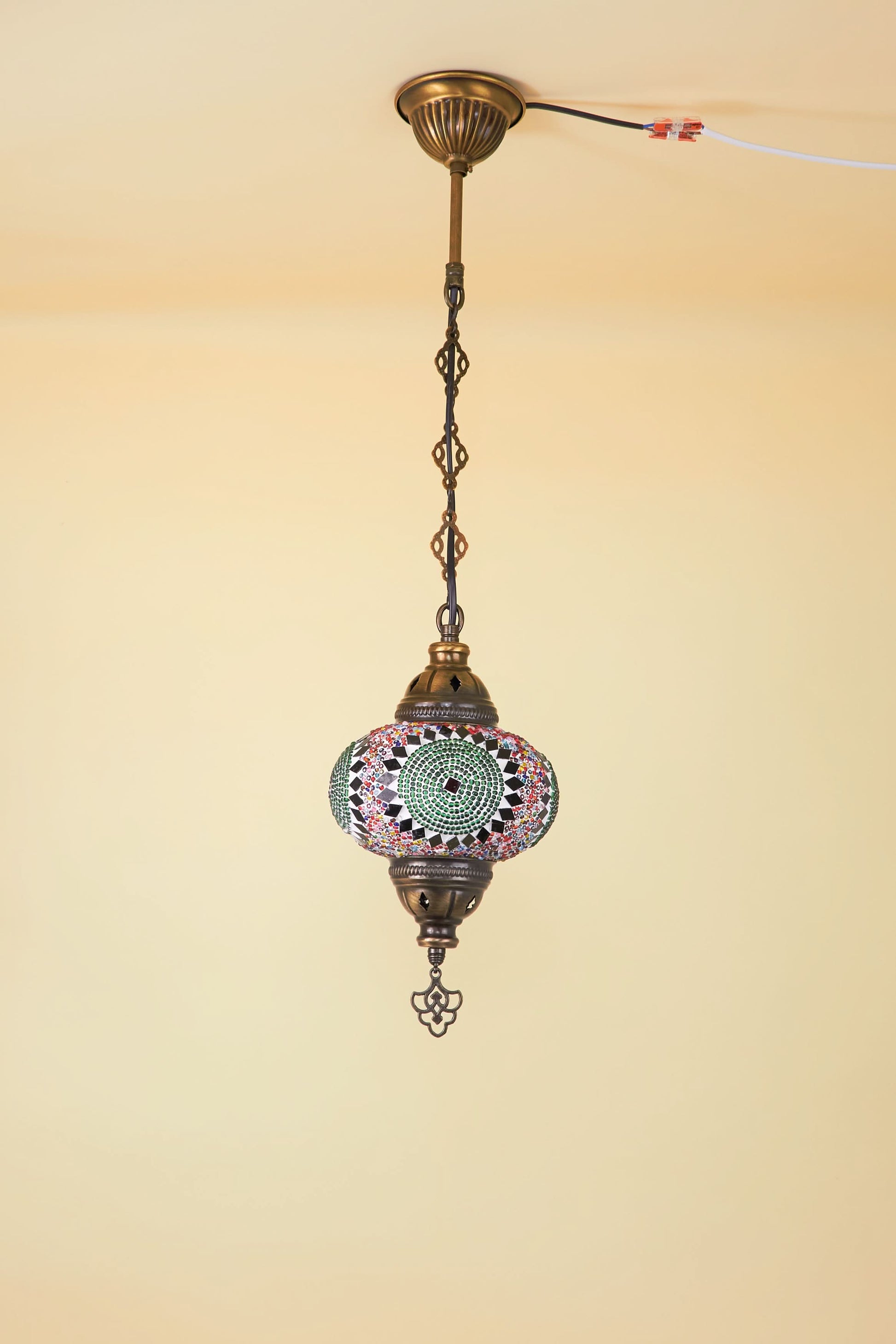 Mozaïek Hanglamp M – Emerald Garden