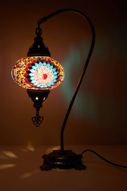 Mozaïek Kamelennek Tafellamp M – Rose Star