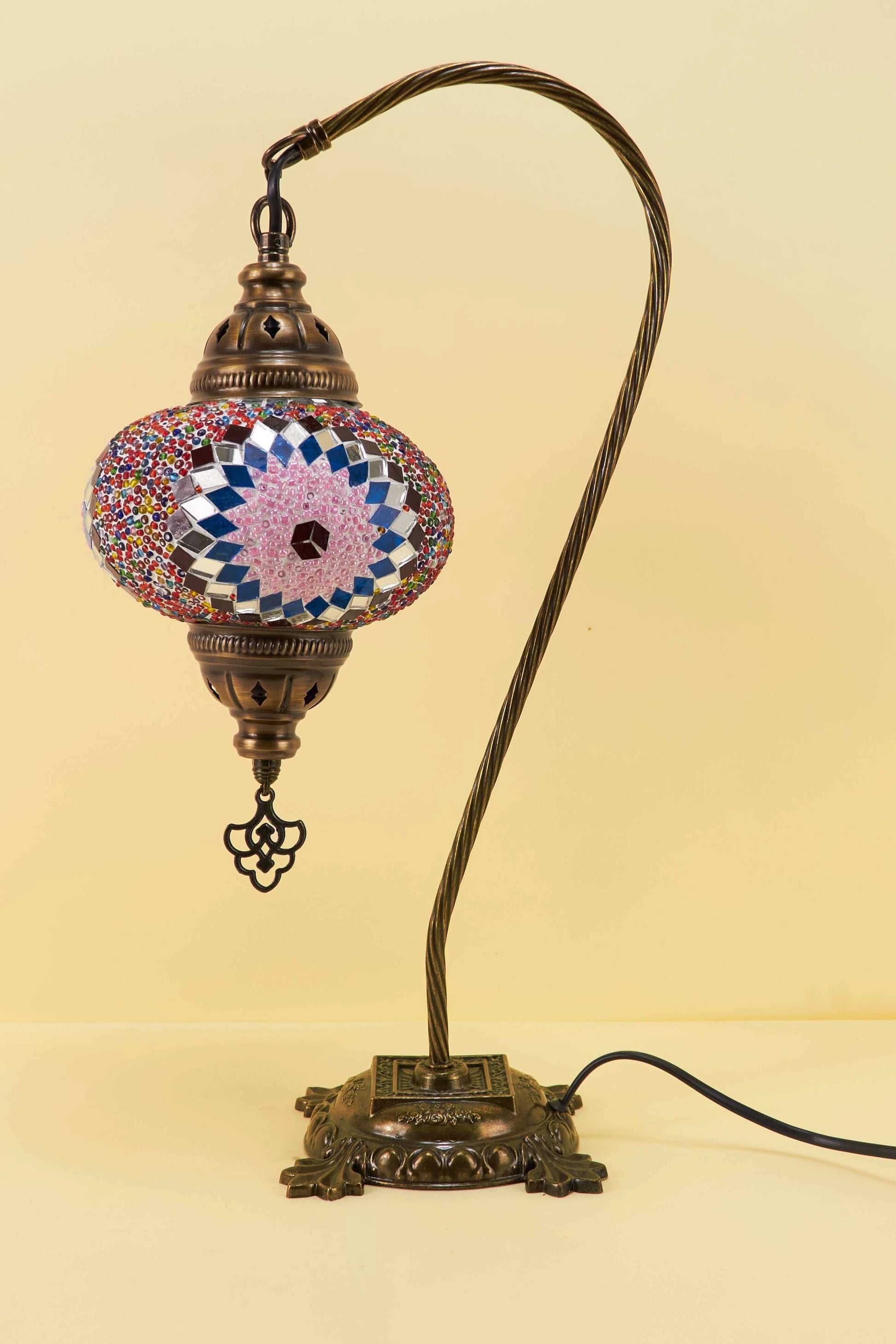 Mozaïek Kamelennek Tafellamp M – Rose Star