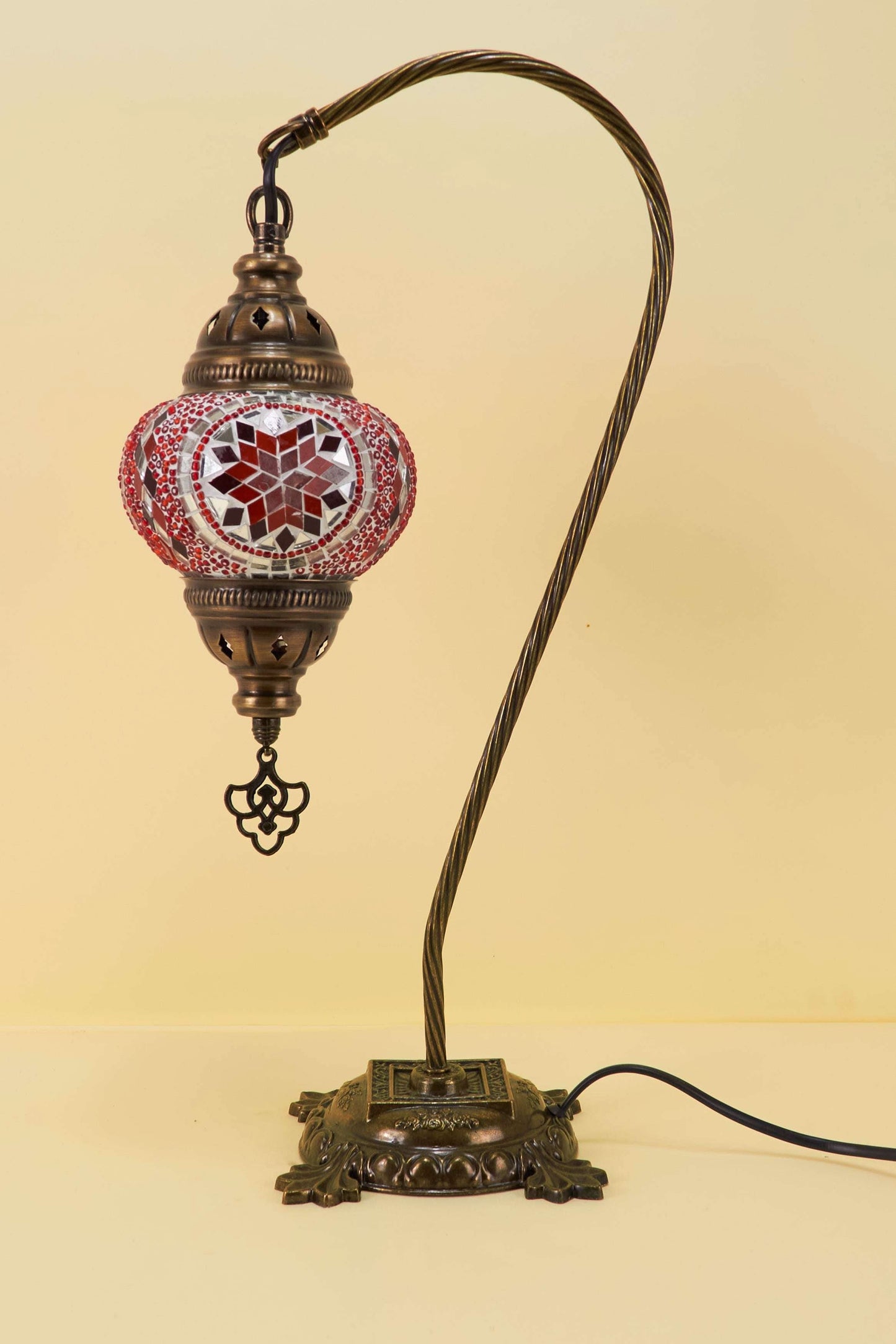 Mozaïek Kamelennek Tafellamp S – Ruby Flame