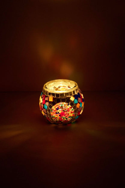 Mozaïek Kandelaar M – Candy Swirl
