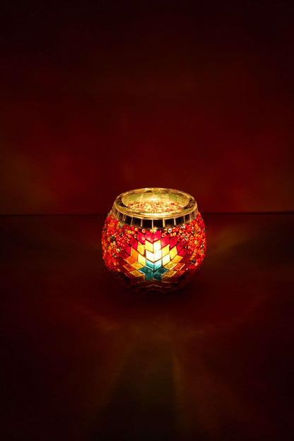 Mozaïek Kandelaar M – Desert Flame