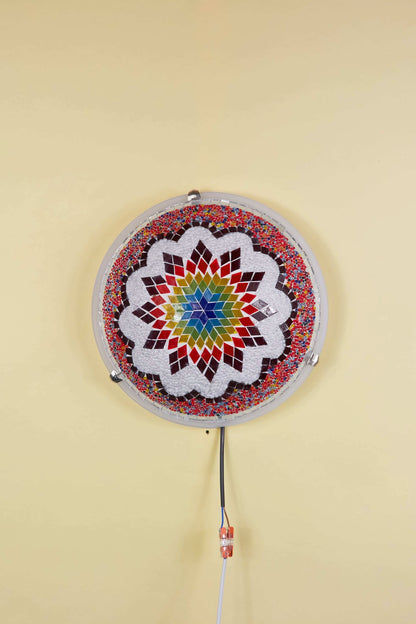 Mozaïek Plafonnière M – Rainbow Lotus