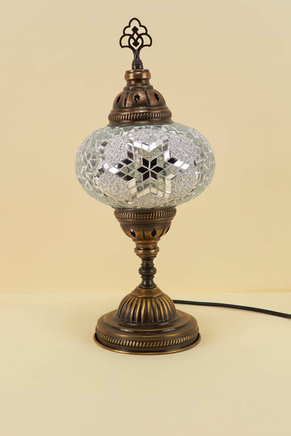 Mozaïek Tafellamp M – Iced Elegance