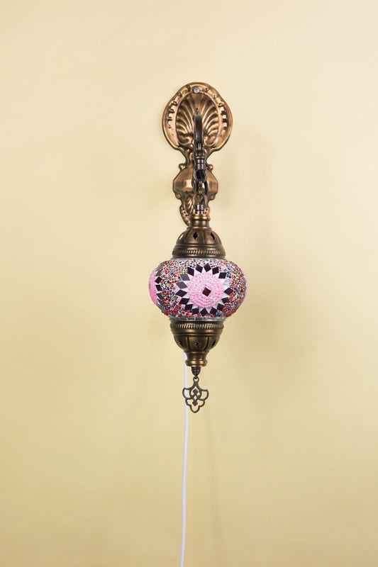 Mozaïek Wandlamp S – Rose Lotus