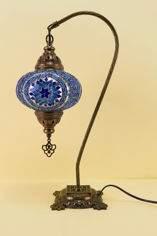 Mozaïek Kamelennek Tafellamp M – Midnight Sultan – Handgemaakte – JZ Handmade – J&Z Handmade