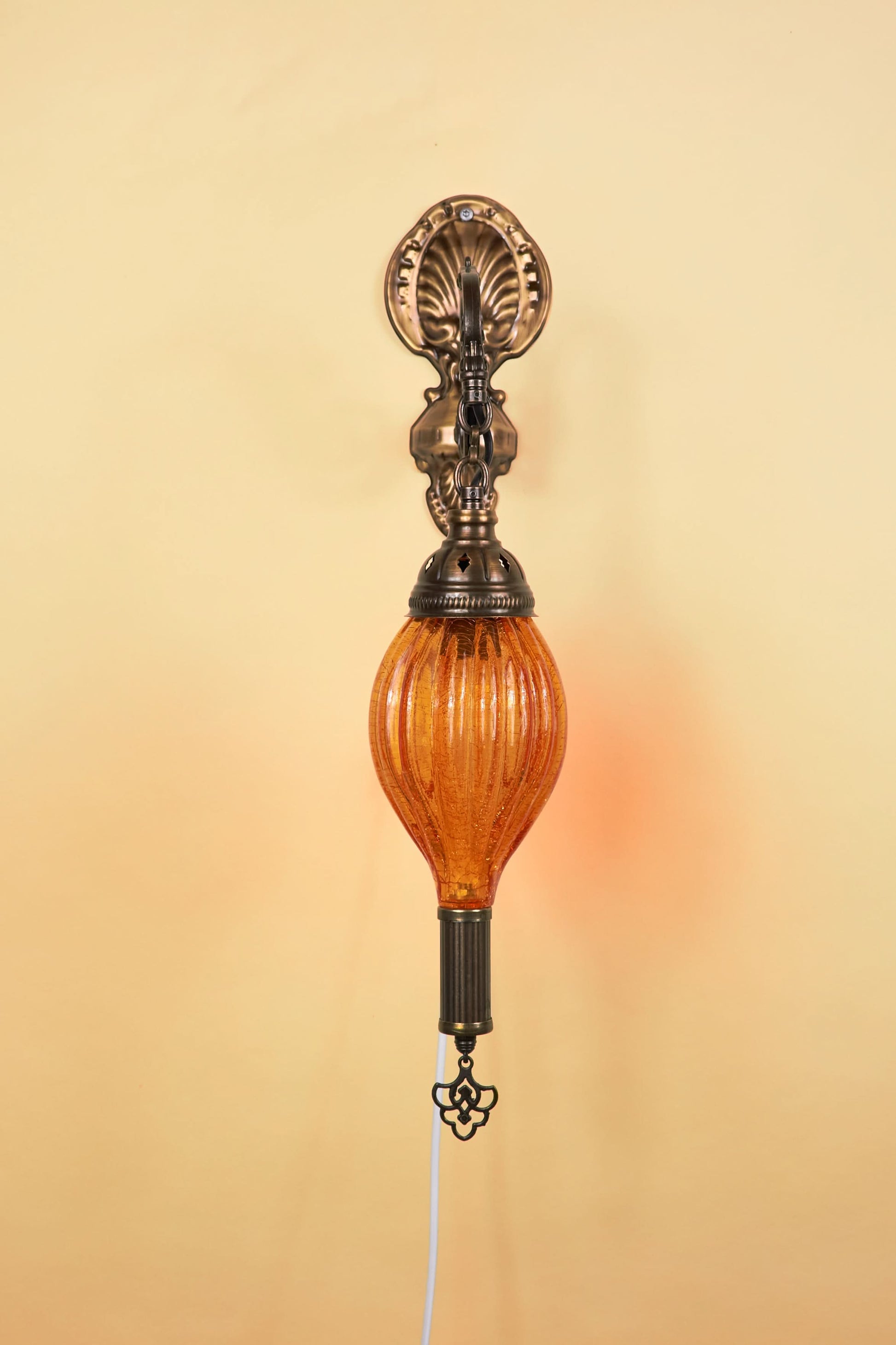 Wandlamp Mondgeblazen – Aarde & Warmte