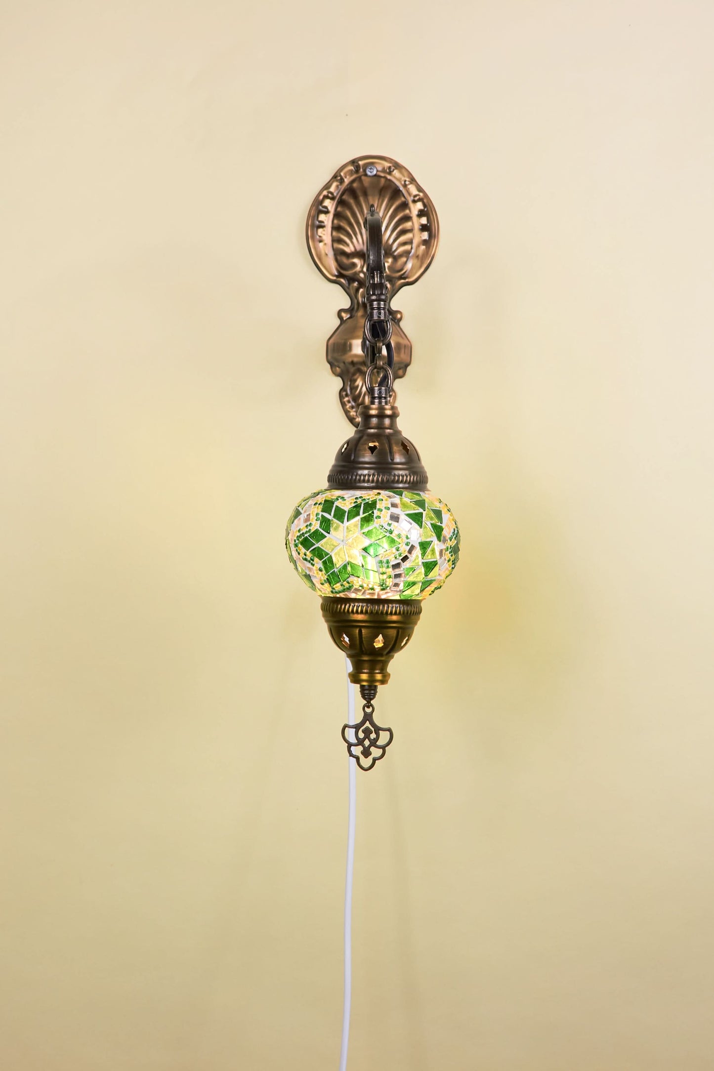 Wandlamp Mozaïek S – Emerald Glow